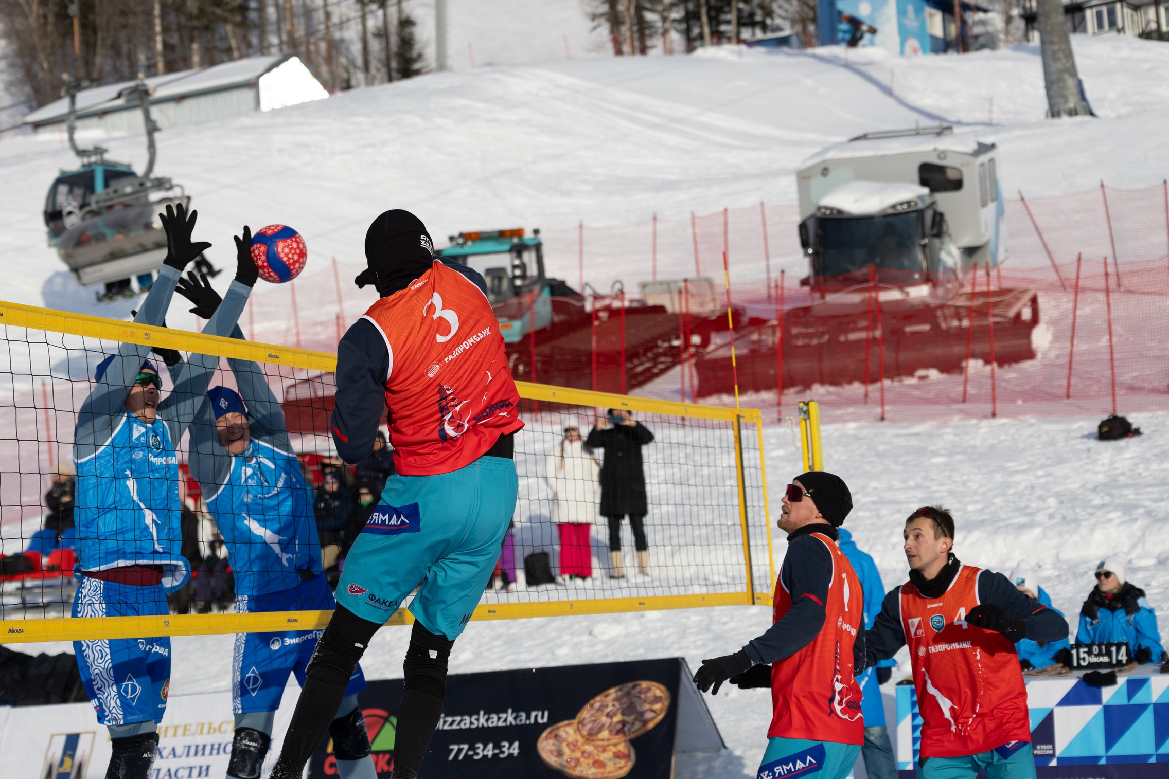 Этап Кубка России по волейболу на снегу