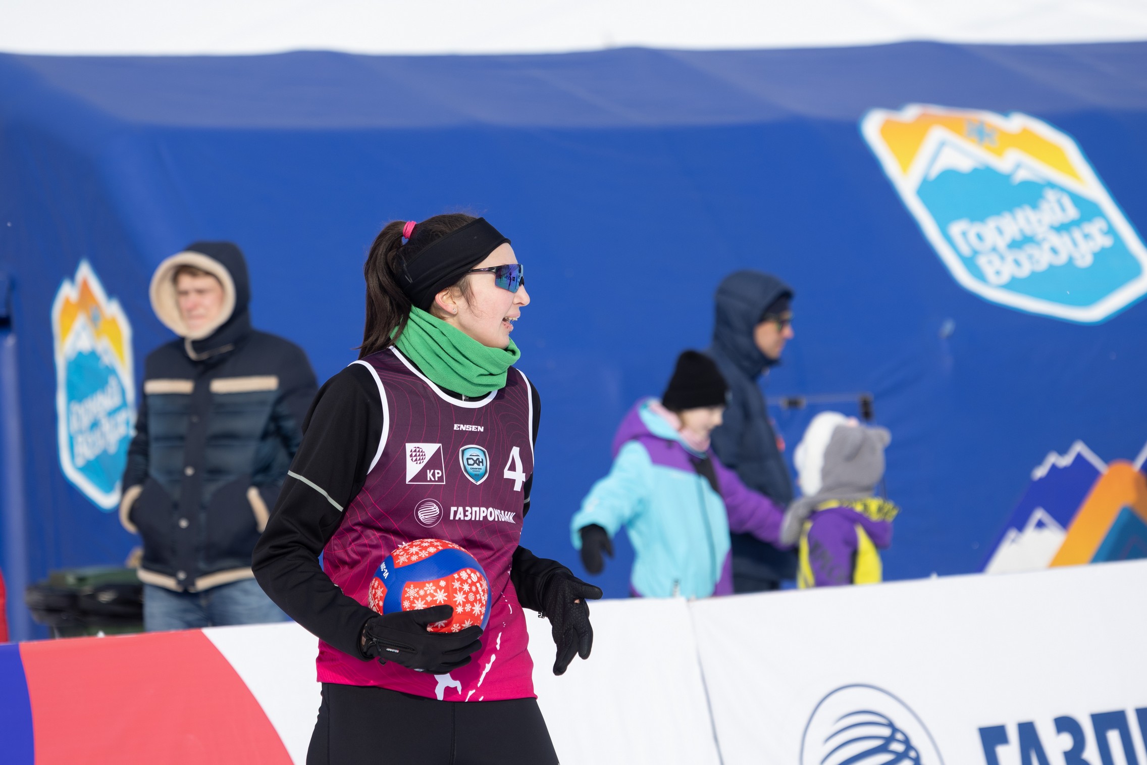 Этап Кубка России по волейболу на снегу