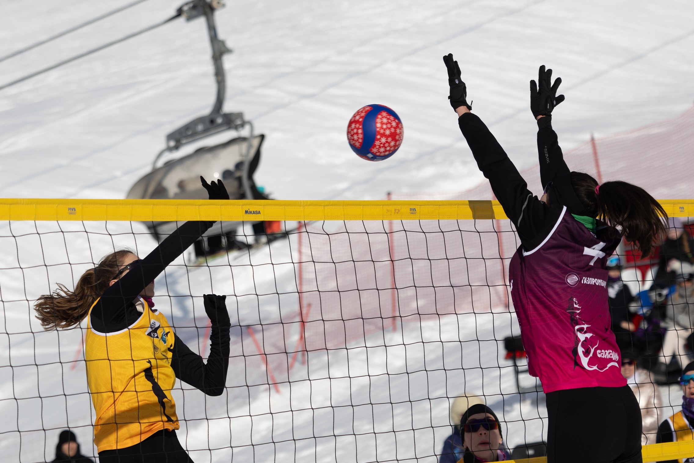 Этап Кубка России по волейболу на снегу