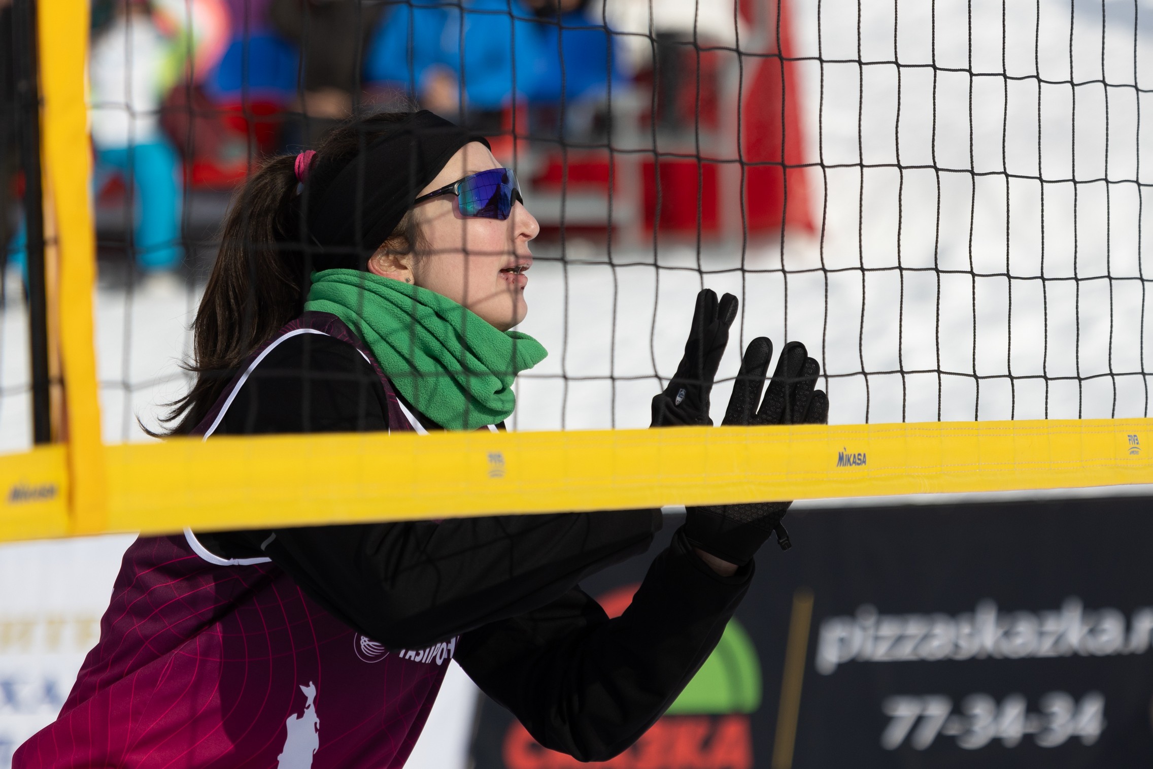 Этап Кубка России по волейболу на снегу