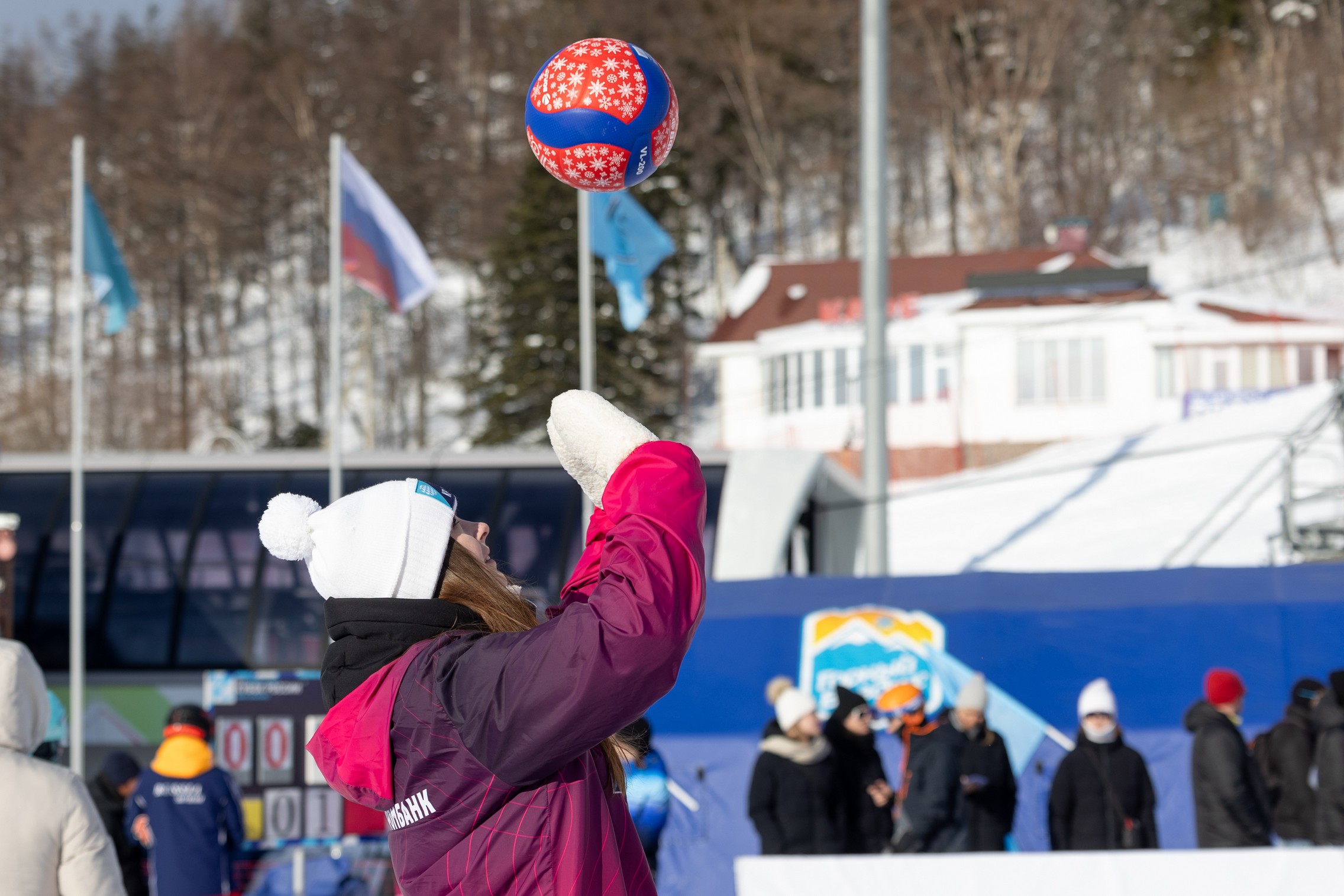 Этап Кубка России по волейболу на снегу