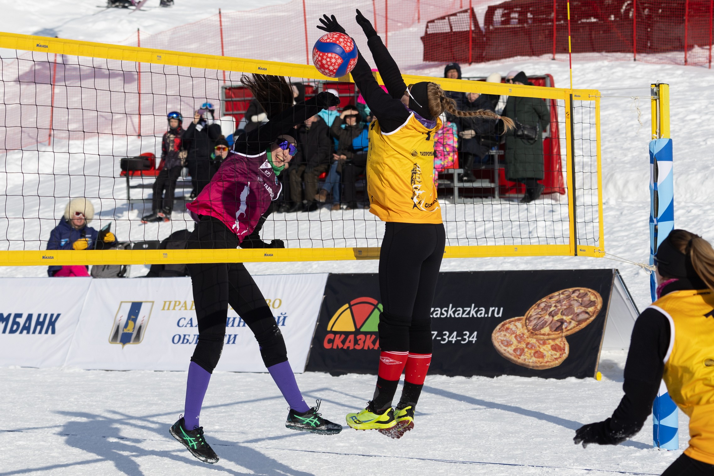 Этап Кубка России по волейболу на снегу