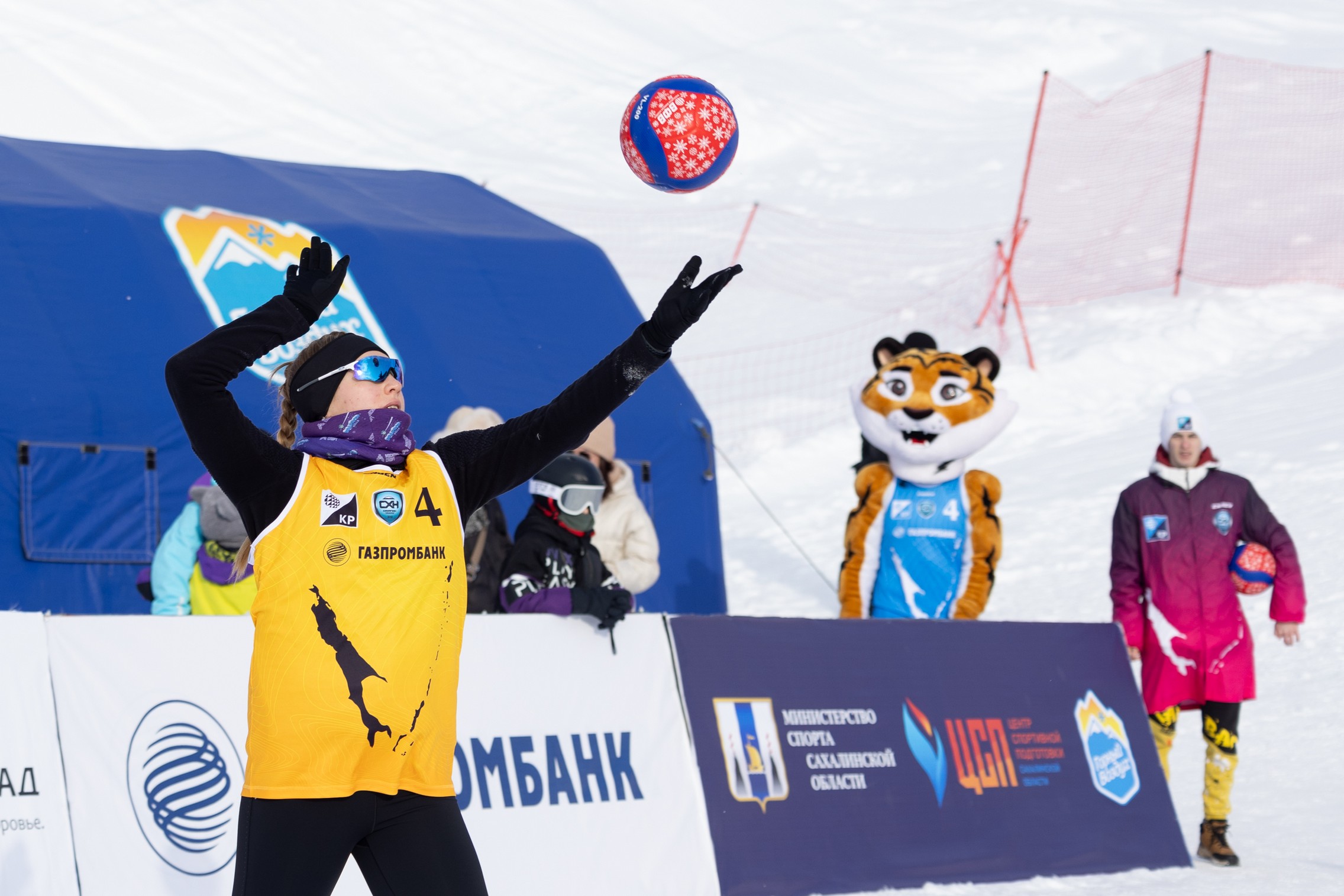 Этап Кубка России по волейболу на снегу