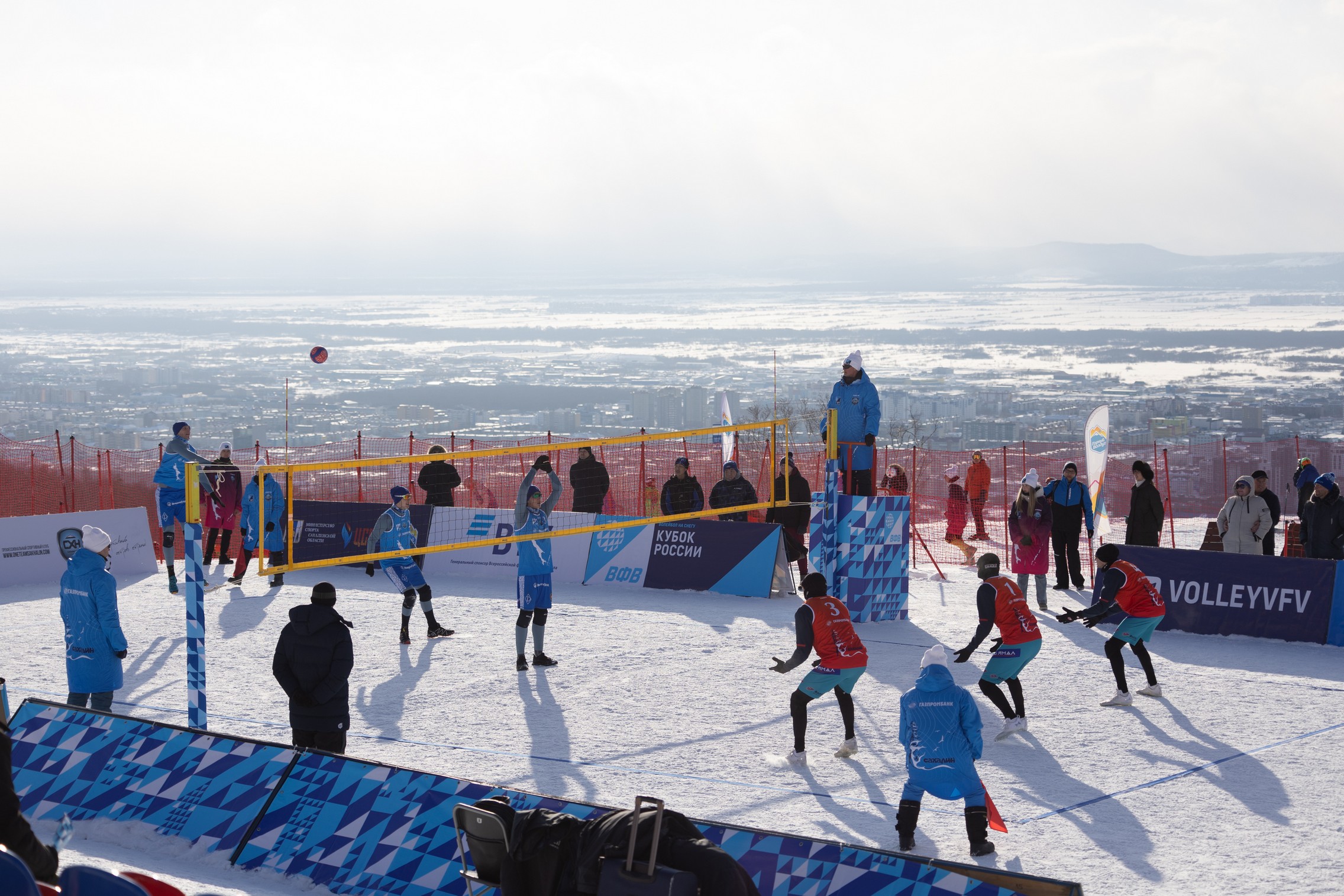 Этап Кубка России по волейболу на снегу