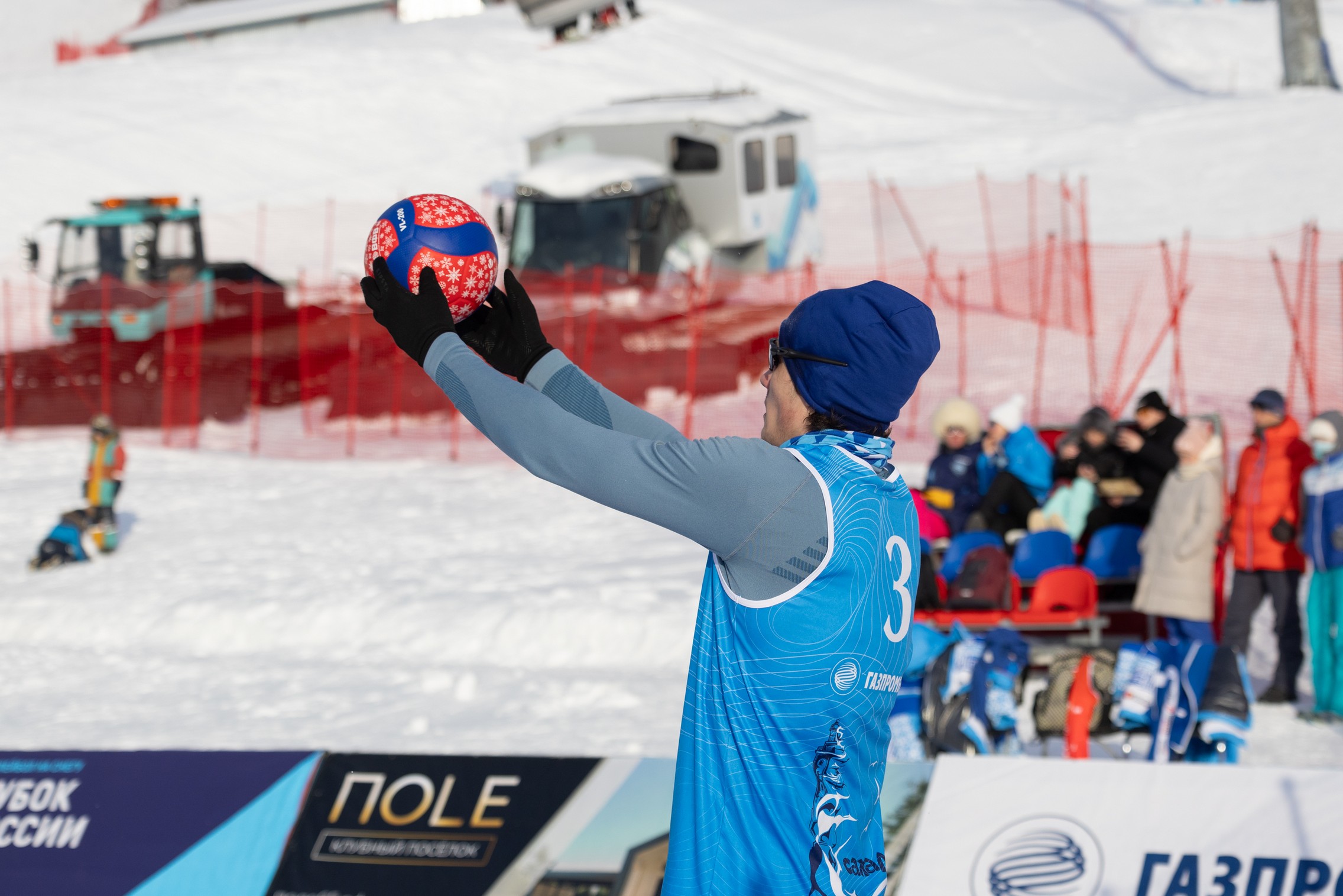 Этап Кубка России по волейболу на снегу