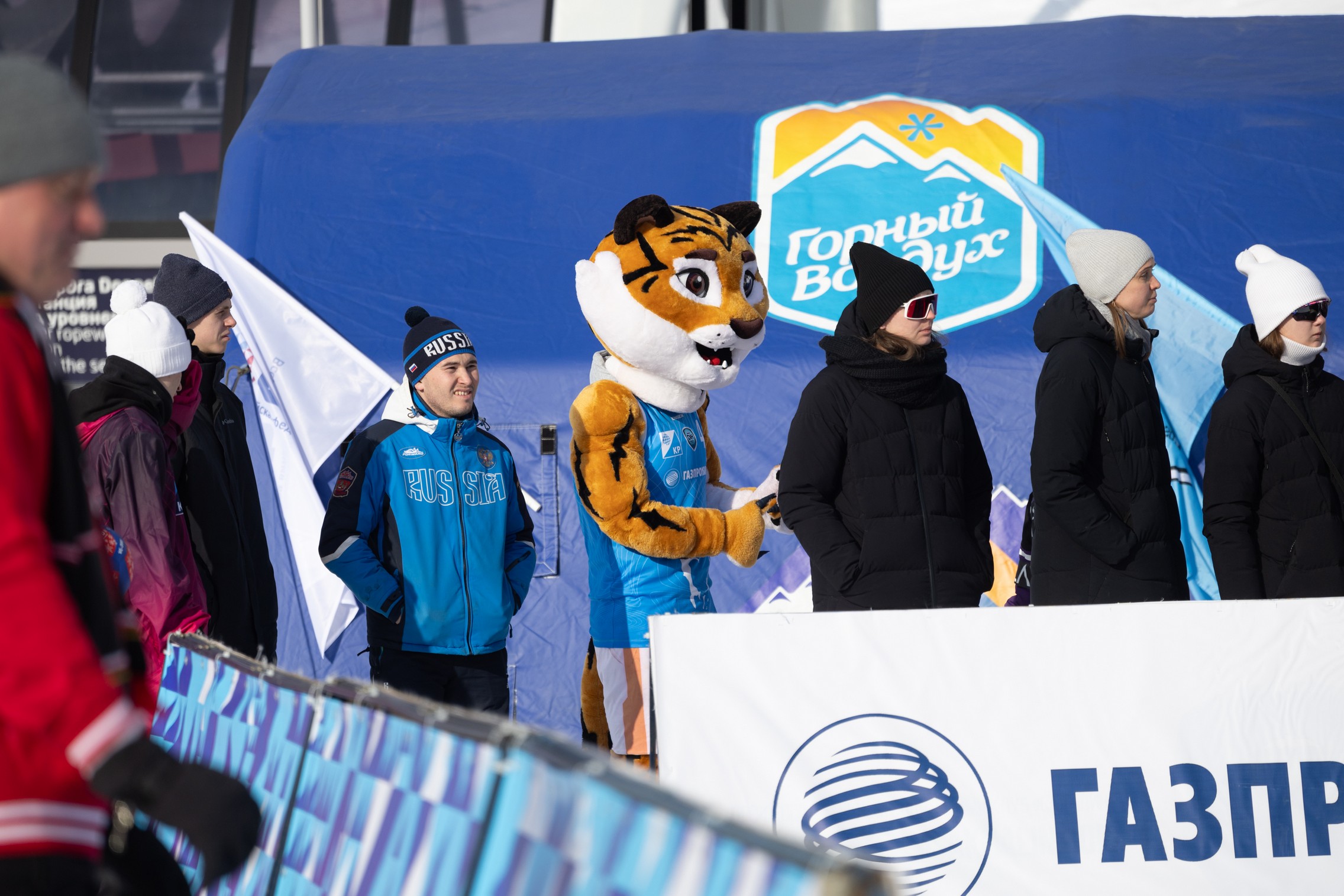 Этап Кубка России по волейболу на снегу