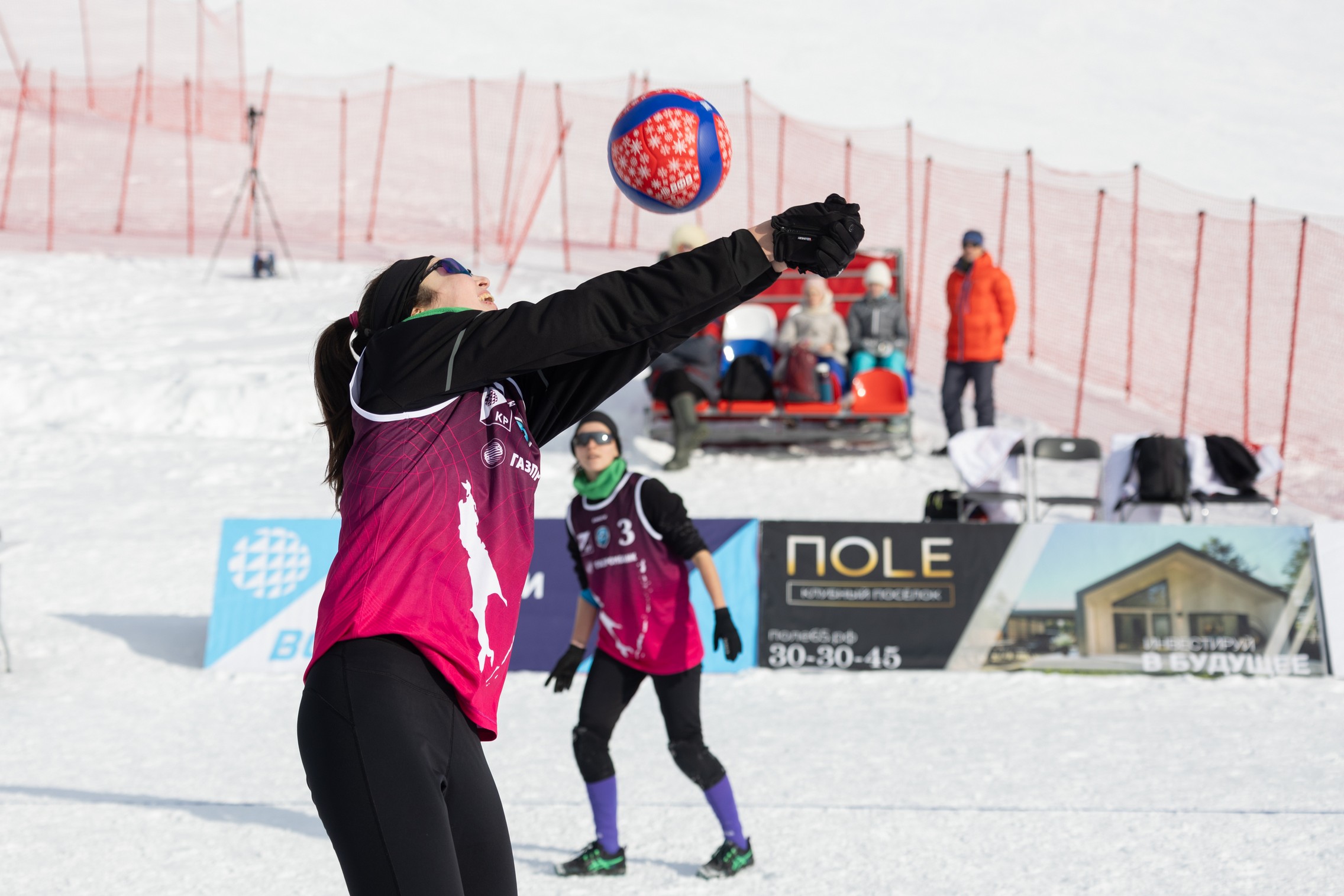 Этап Кубка России по волейболу на снегу