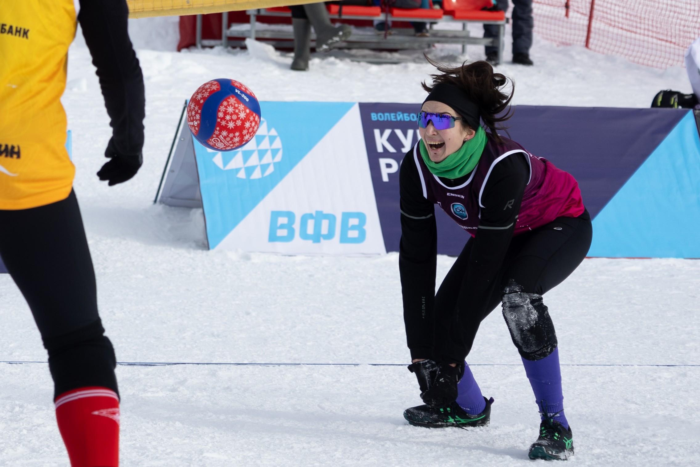 Этап Кубка России по волейболу на снегу