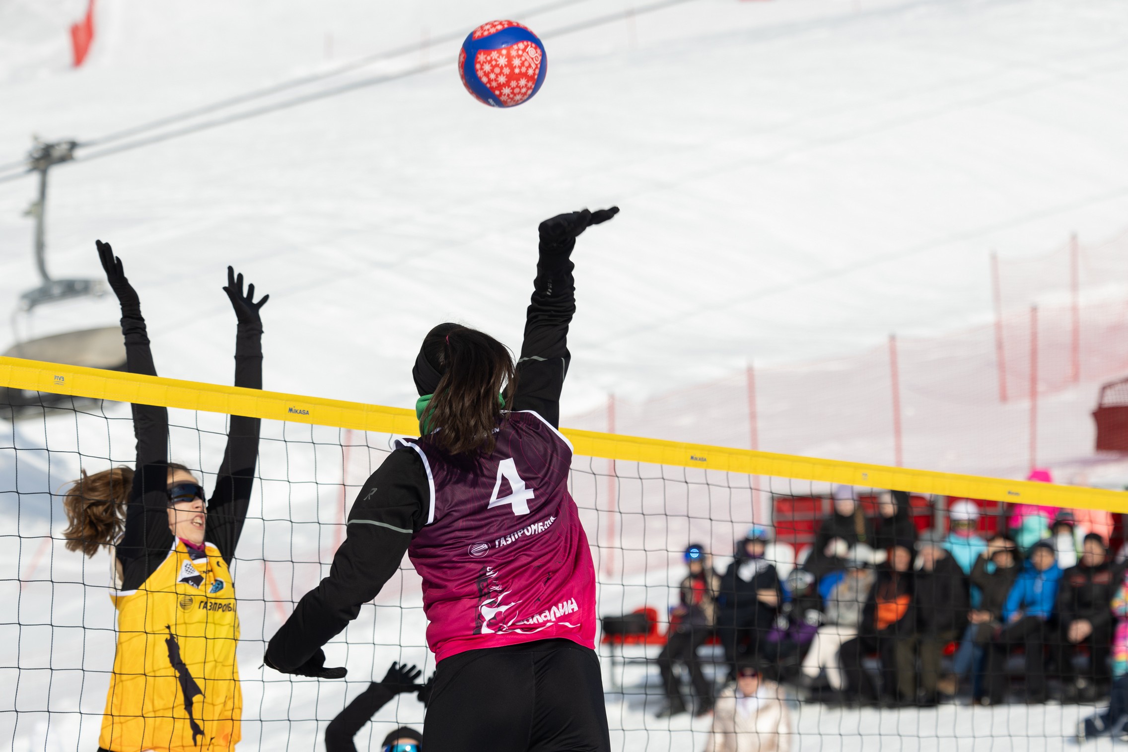 Этап Кубка России по волейболу на снегу