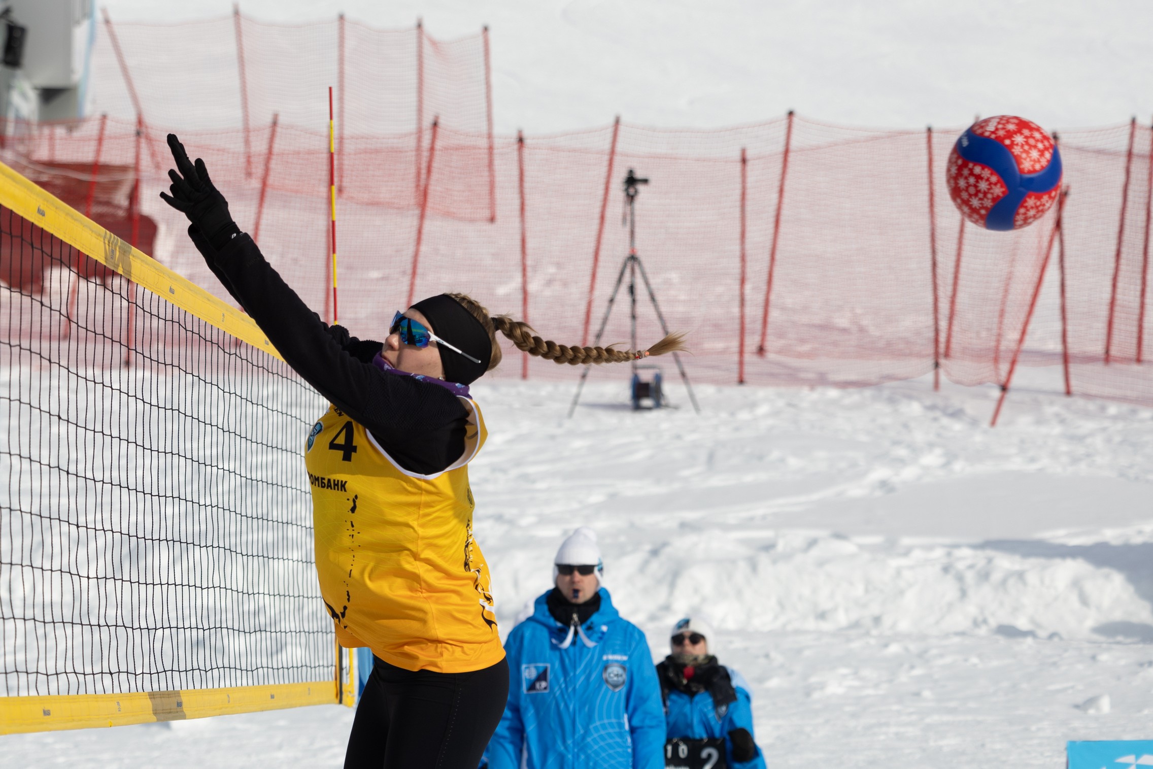 Этап Кубка России по волейболу на снегу