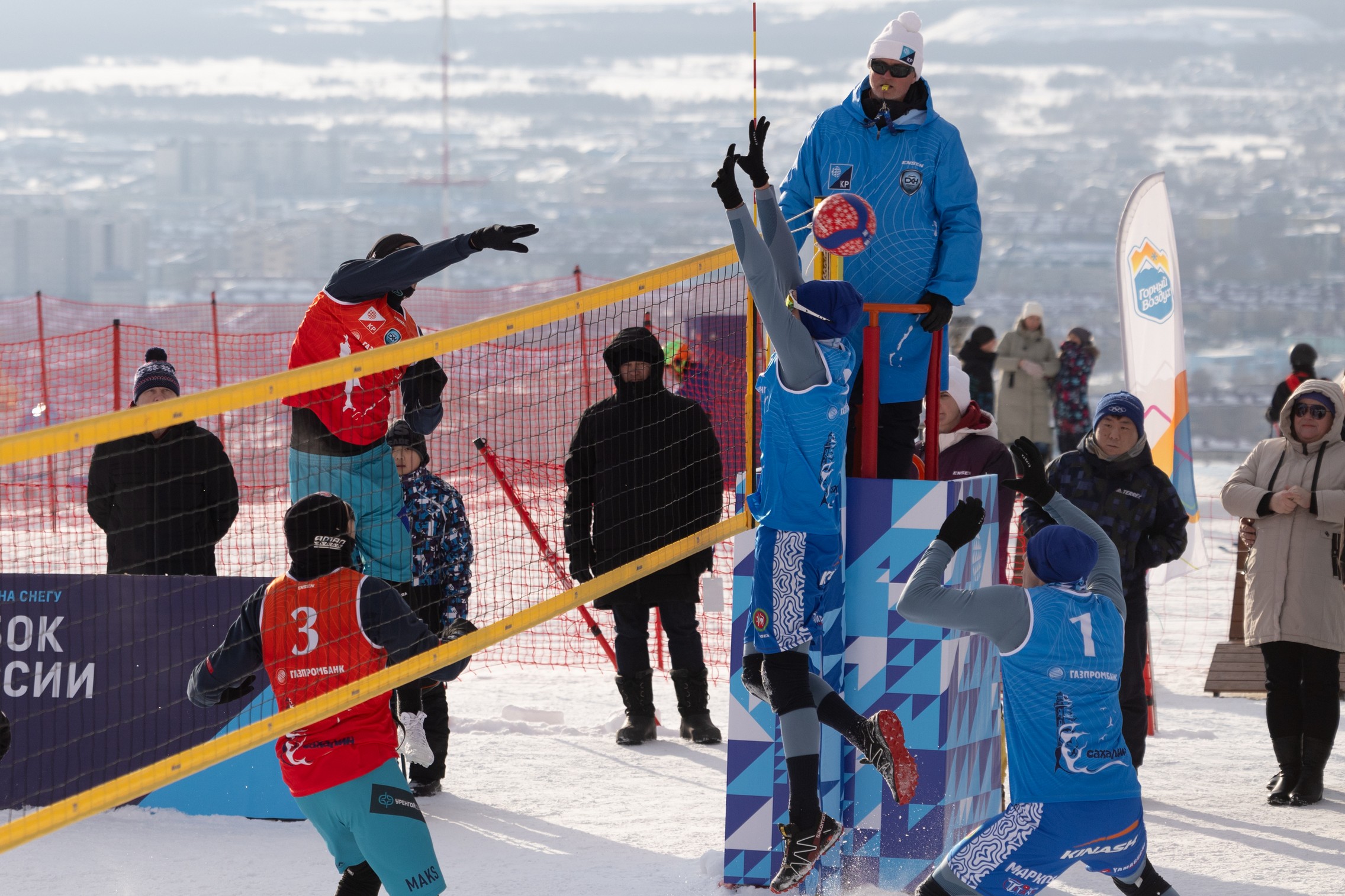 Этап Кубка России по волейболу на снегу