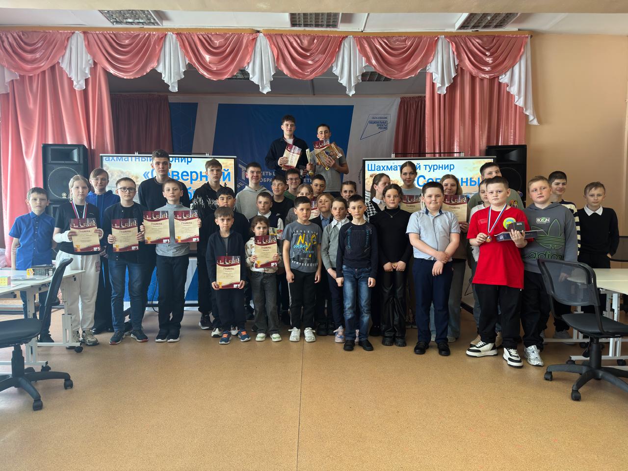 Турнир "Северный гамбит" в Тымовском