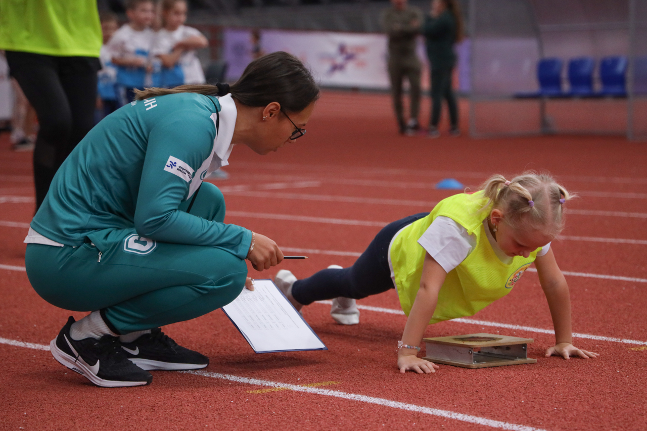 Эстафета юных чемпионов ВФСК ГТО среди воспитанников детсадов