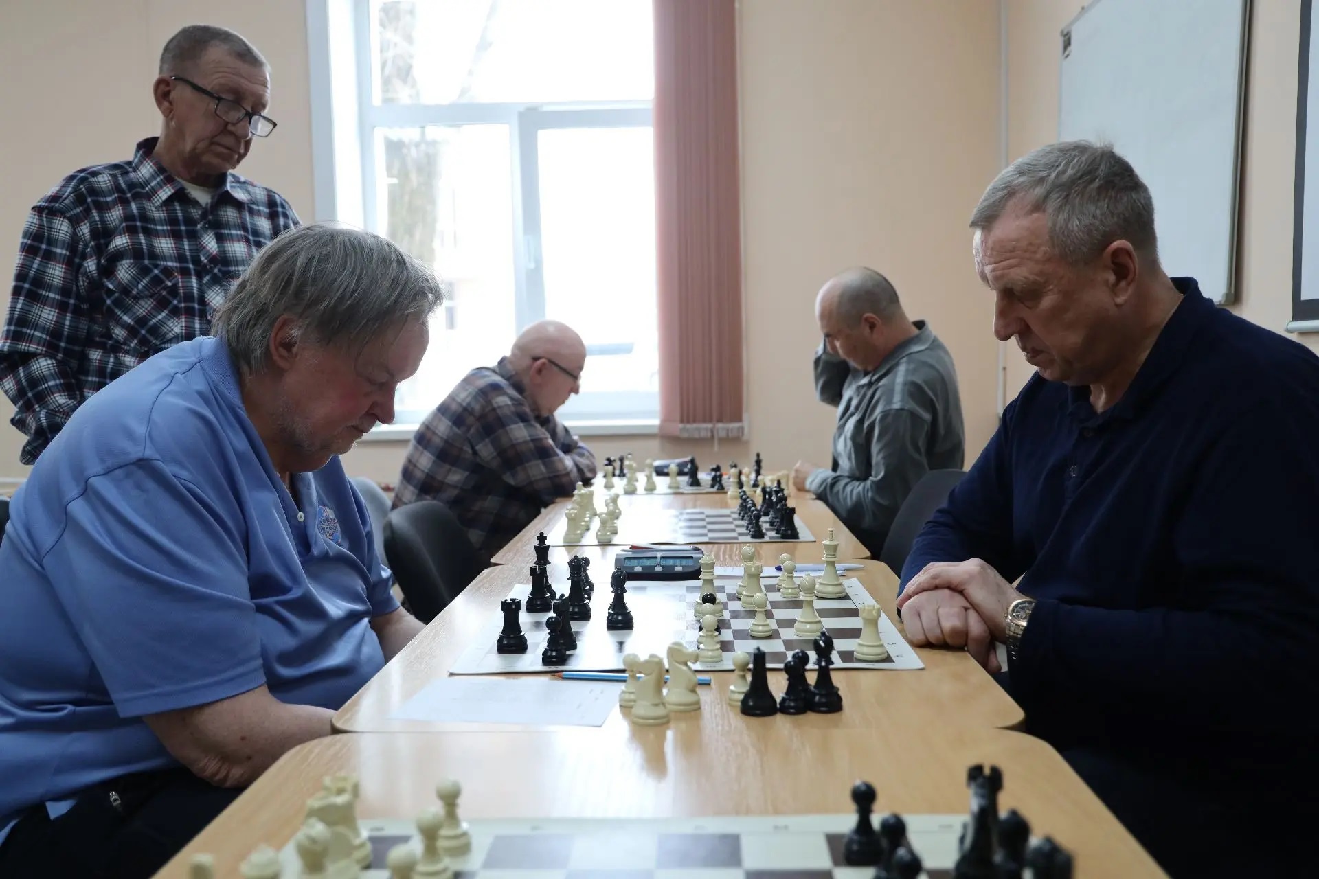 Первенство области по шахматам среди ветеранов