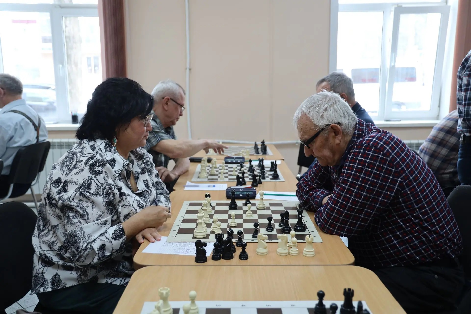 Первенство области по шахматам среди ветеранов
