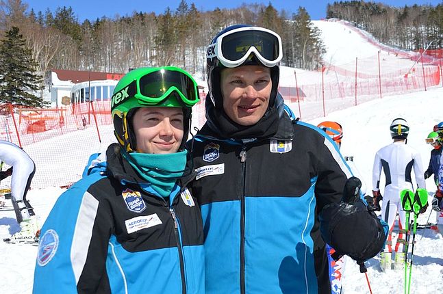 Две легенды островного горнолыжного спорта: Владислава Буреева и Дмитрий Ульянов