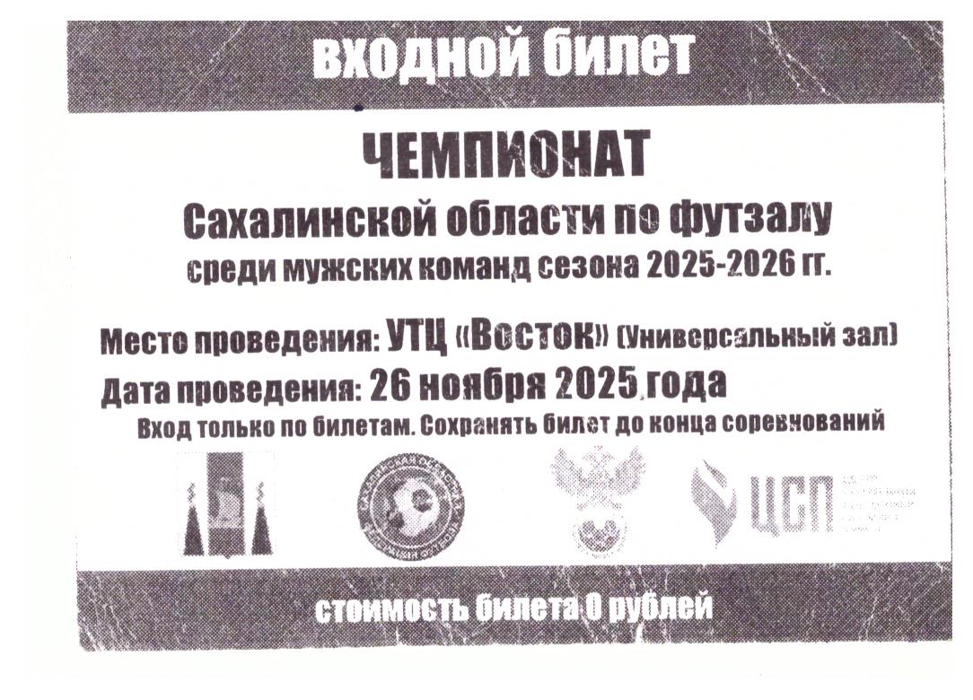 Чемпионат области по футзалу