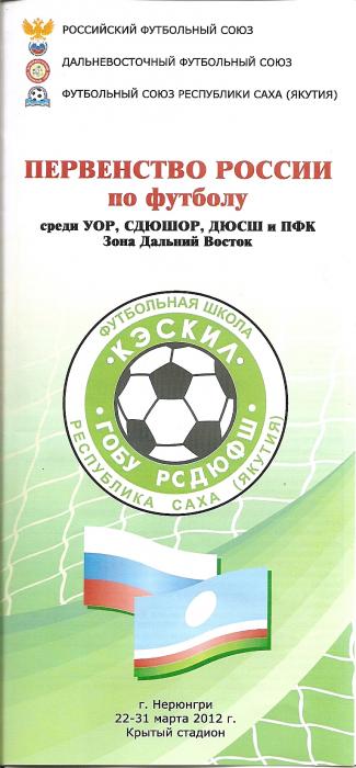 Первенство России среди юношей 1995 г.р. Зона "Дальний Восток"